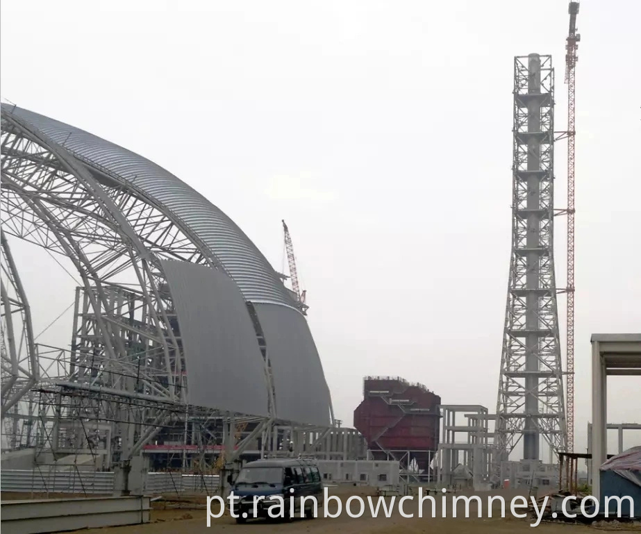 tower support steel chimney